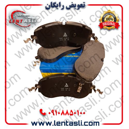 لنت ترمز جلو فولکس واگن id4 سال ۲۰۲۶ - ۲۰۲۴ برند پارت هندل (Parthandel) اصلی سری فیبر کربن ضد لغزش گرید A